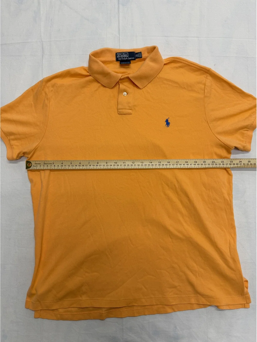 Polo Ralph Lauren Custom Fit Orange Polo Shirt XL
